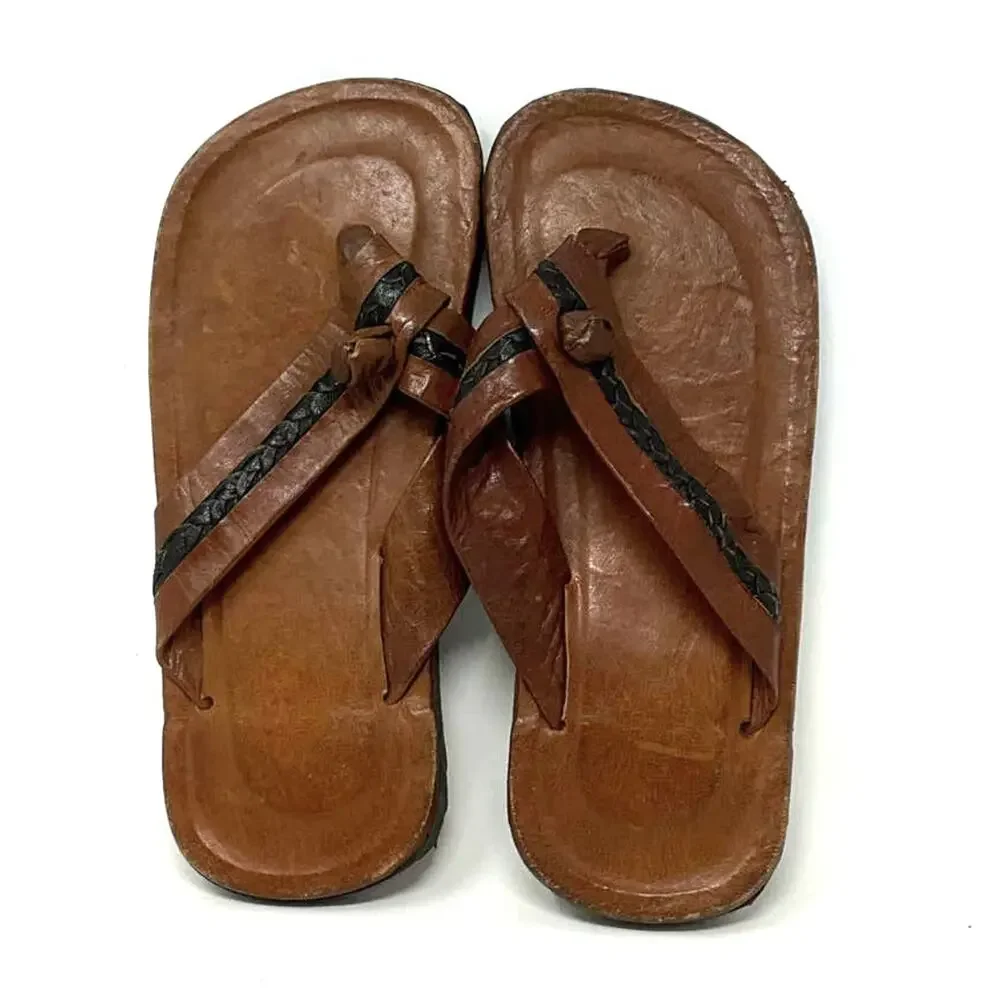Brown Leather Sandals Kids Possible‎ Size 1Y or 2Y